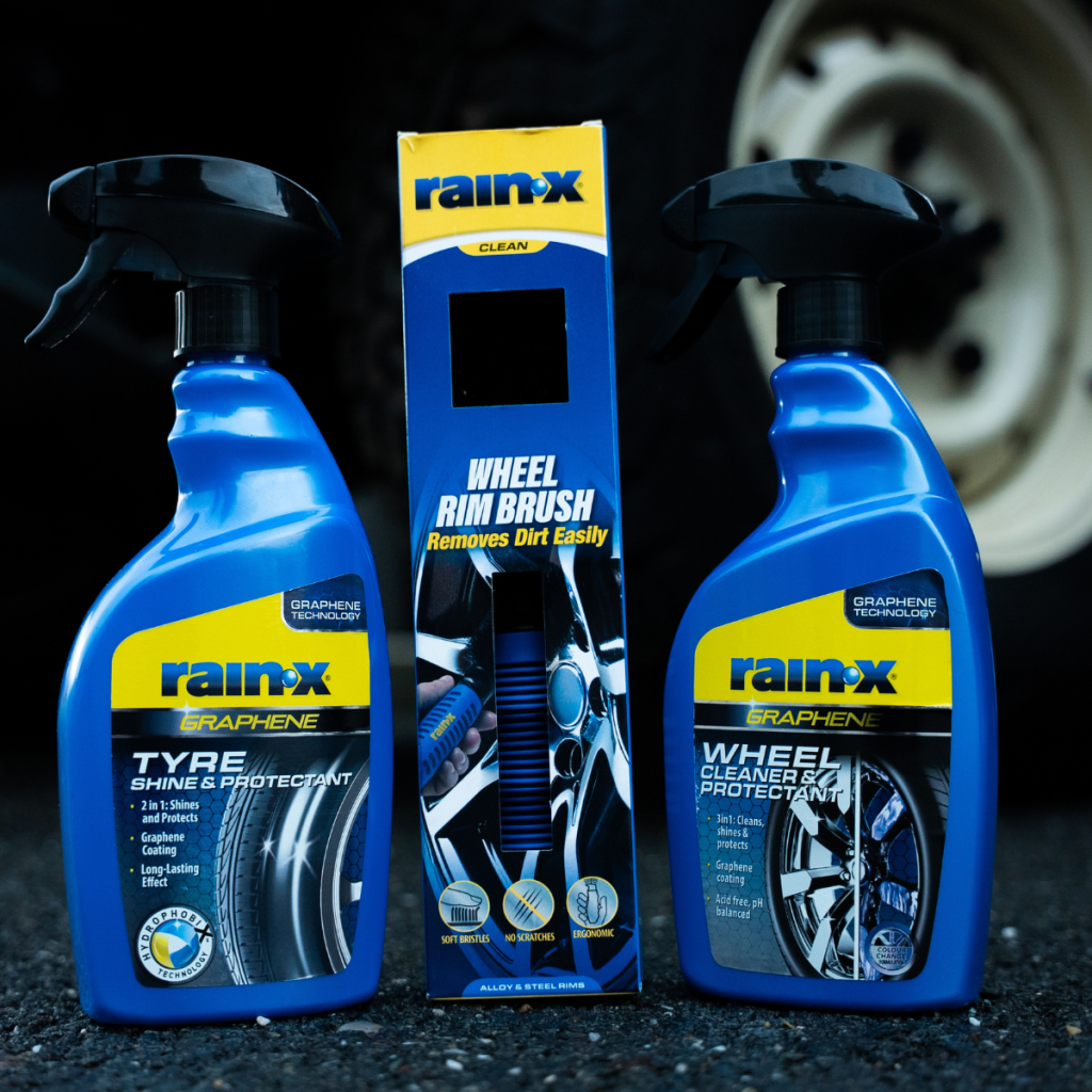 range of cleaning products for wheels