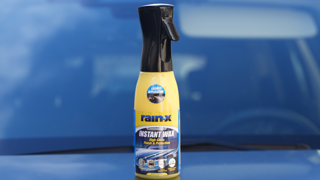 A bottle of Rain-X Instant wax